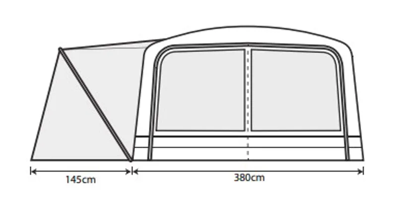 Outdoor Revolution Airedale 6.0SE Inflatable Tent-3